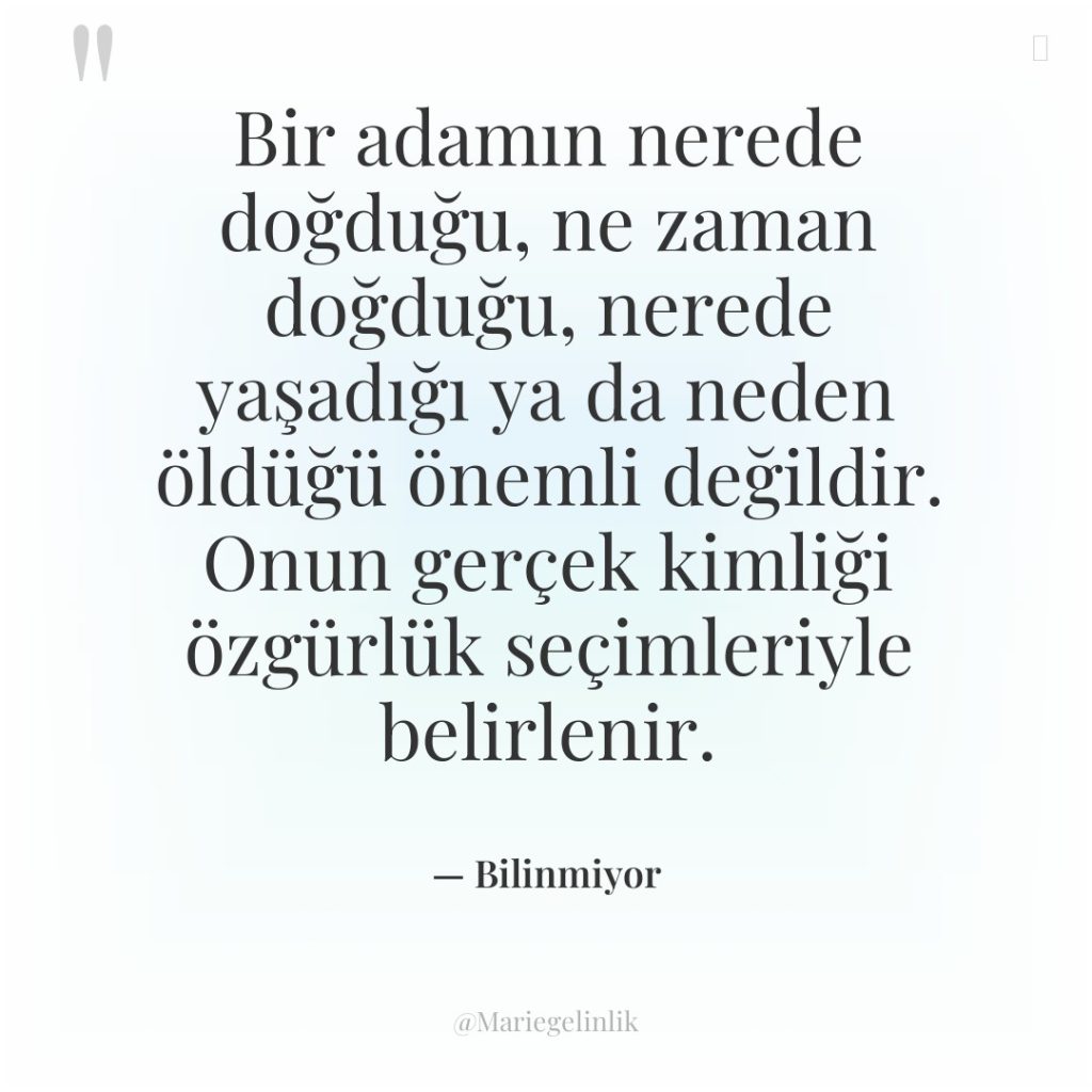 Bir adamın nerede doğduğu, ne zaman doğduğu, nerede yaşadığı ya…