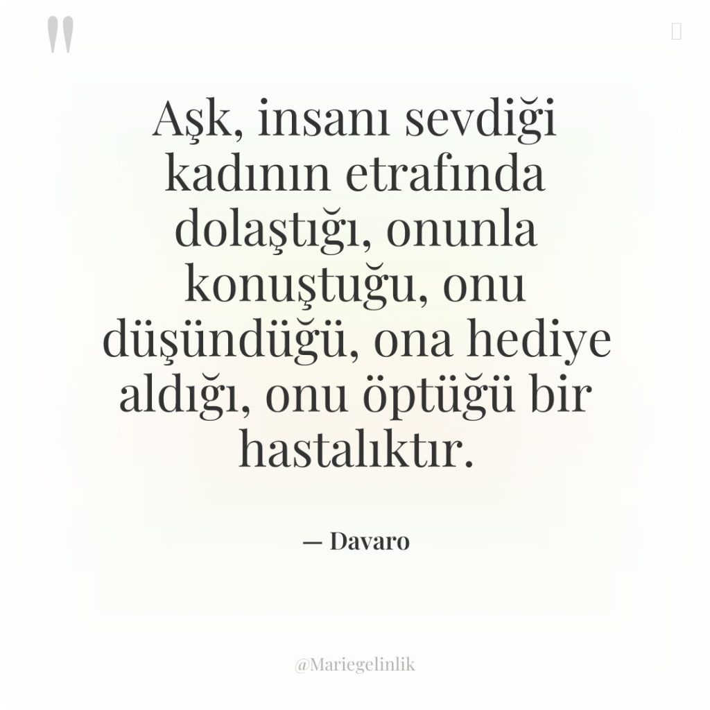 Aşk, insanı sevdiği kadının etrafında dolaştığı, onunla konuştuğu, onu düşündüğü,…