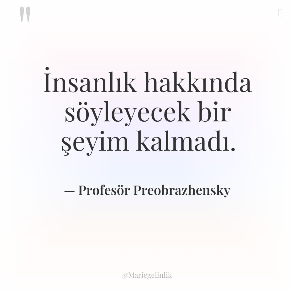 İnsanlık hakkında söyleyecek bir şeyim kalmadı.