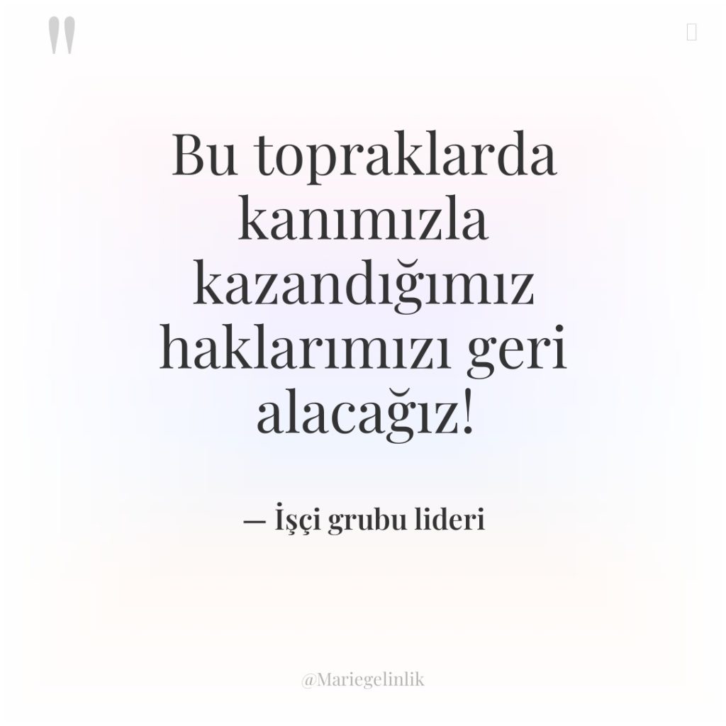 Bu topraklarda kanımızla kazandığımız haklarımızı geri alacağız!