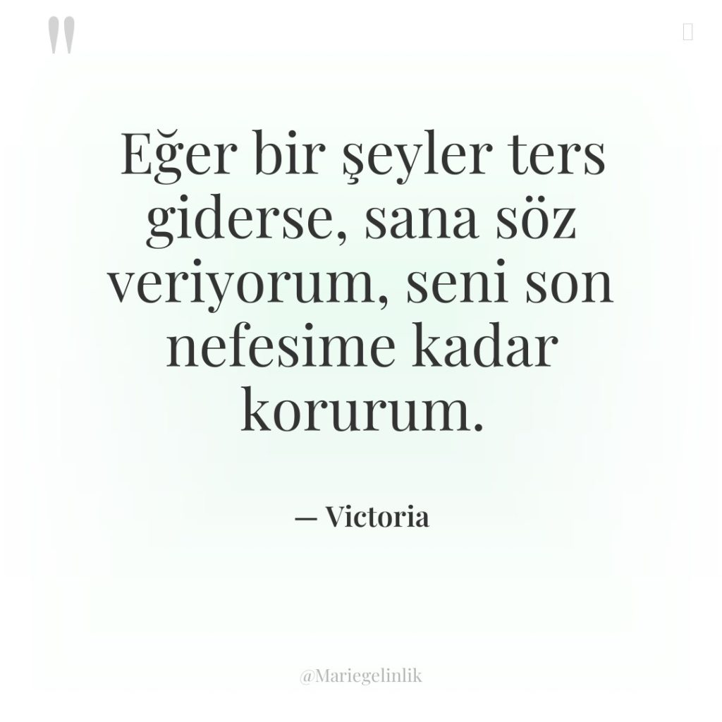 Eğer bir şeyler ters giderse, sana söz veriyorum, seni son…