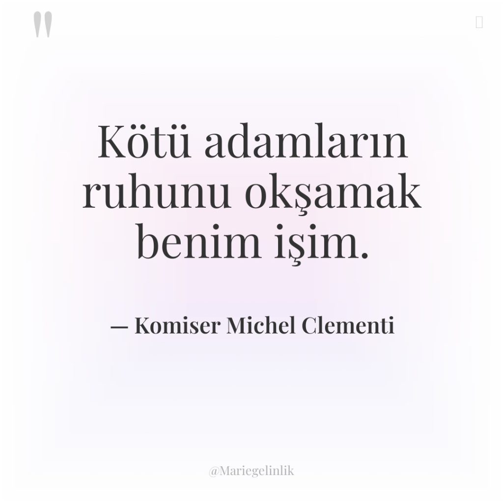 Kötü adamların ruhunu okşamak benim işim.