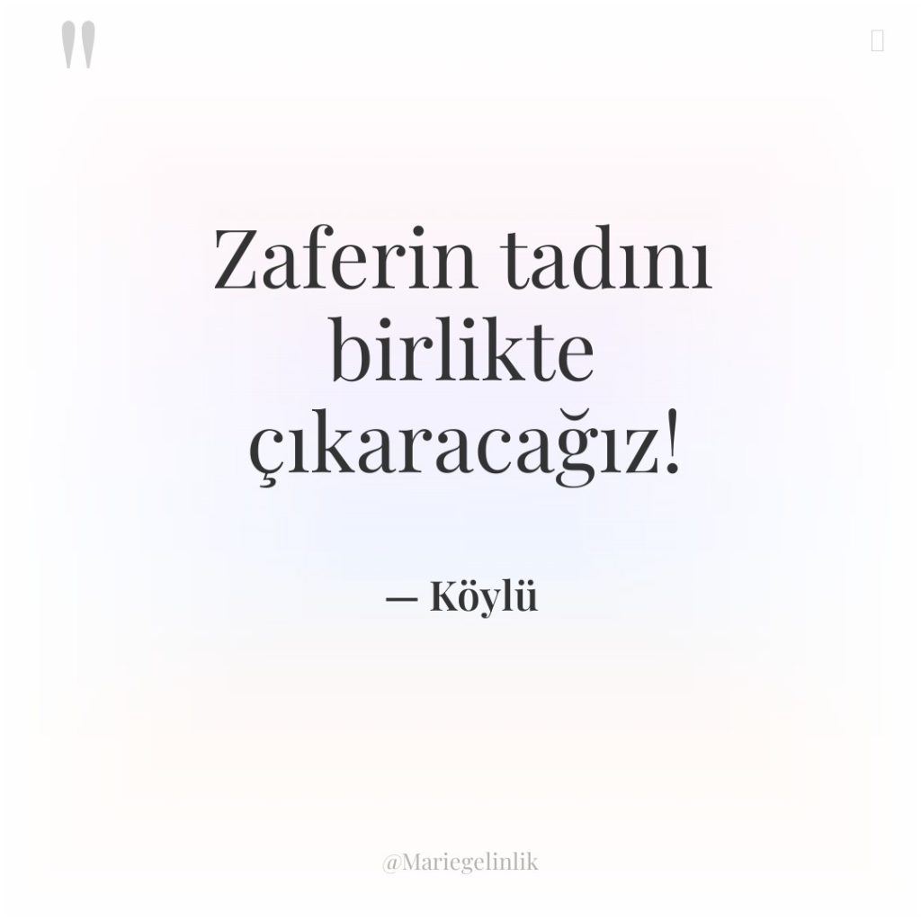 Zaferin tadını birlikte çıkaracağız!