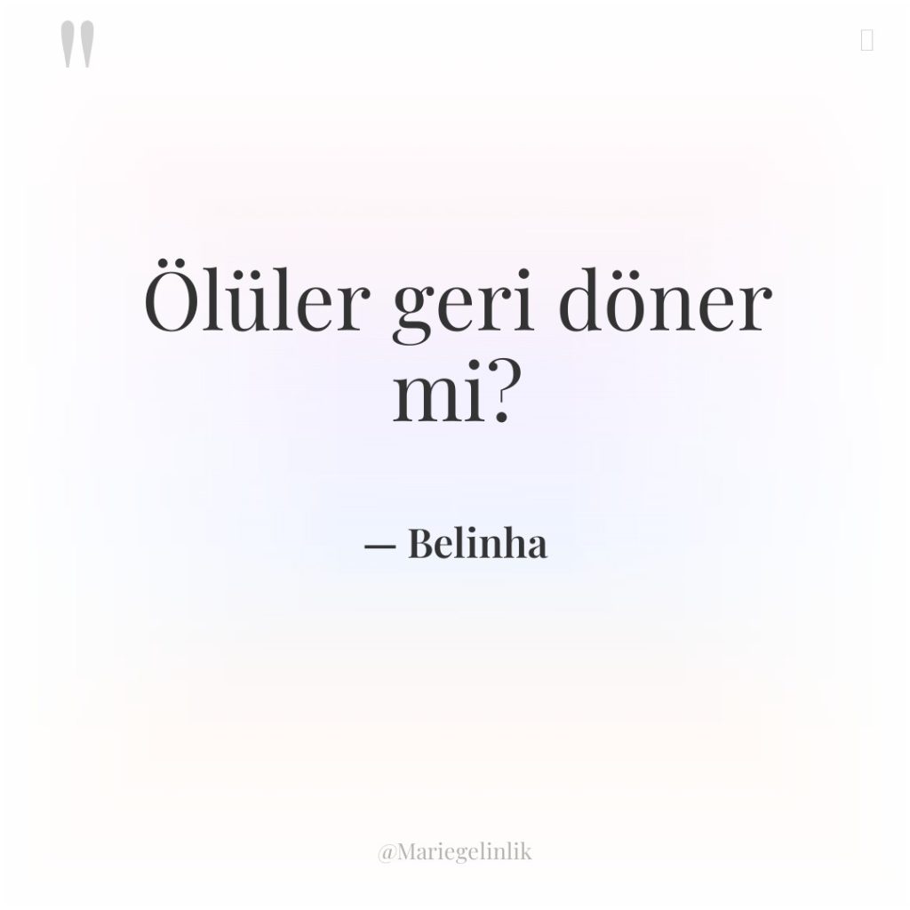 Ölüler geri döner mi?