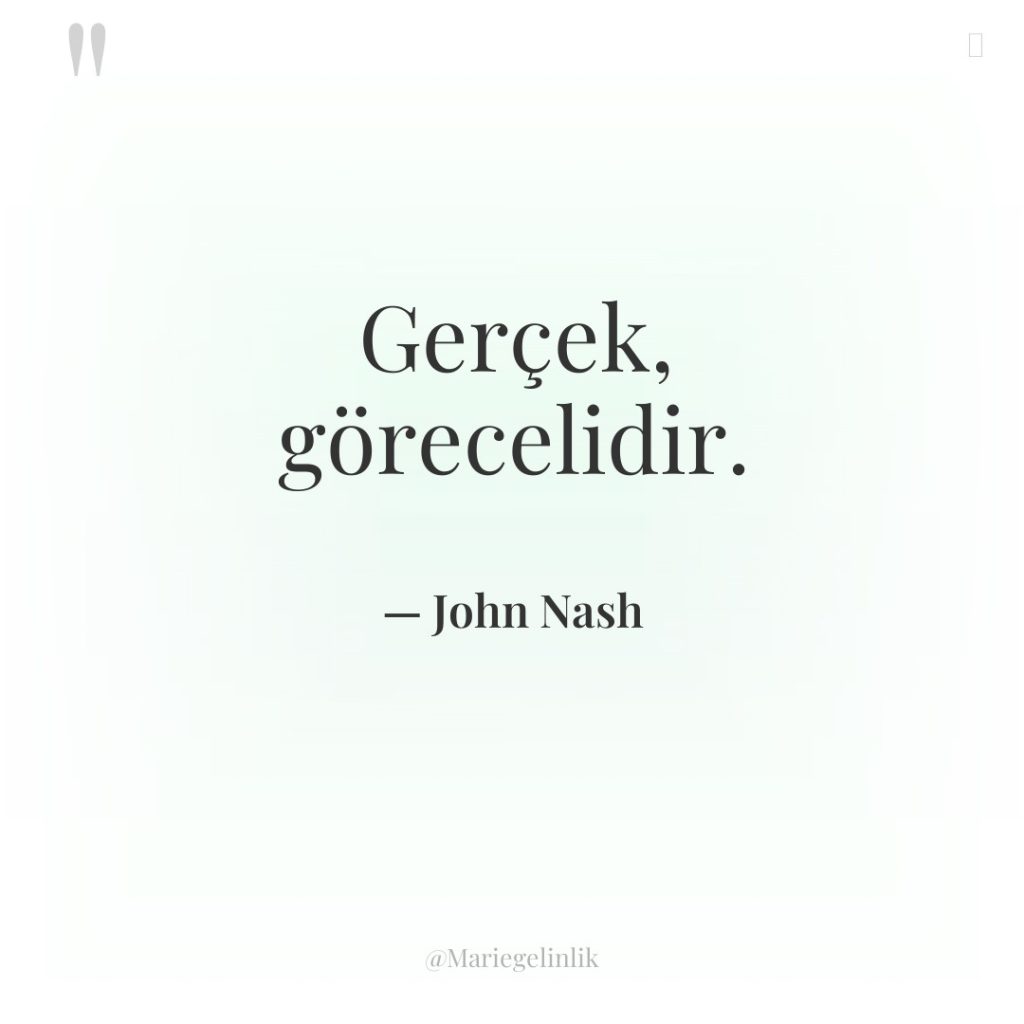 Gerçek, görecelidir.