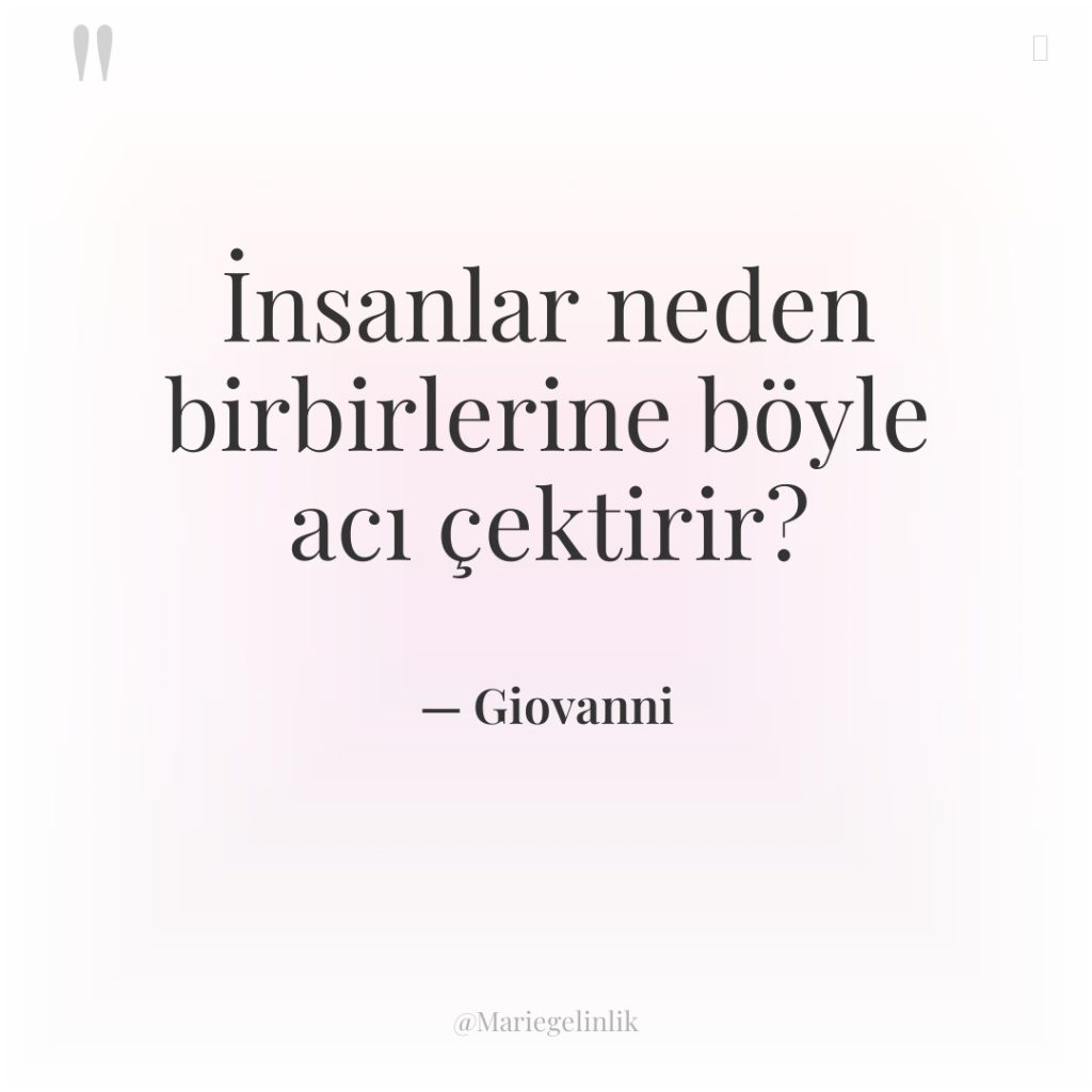 İnsanlar neden birbirlerine böyle acı çektirir?