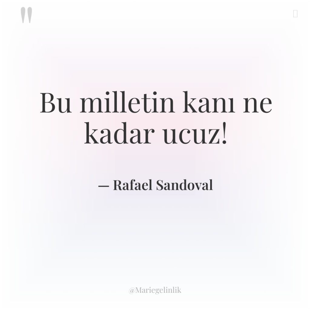 Bu milletin kanı ne kadar ucuz!