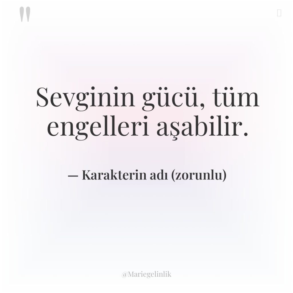 Sevginin gücü, tüm engelleri aşabilir.