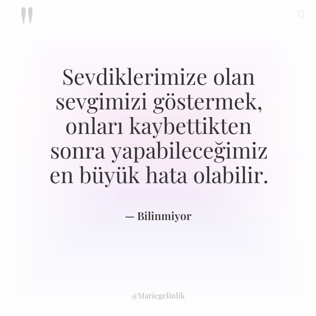 Sevdiklerimize olan sevgimizi göstermek, onları kaybettikten sonra yapabileceğimiz en büyük…