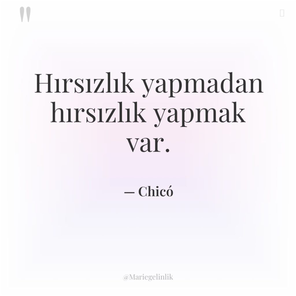 Hırsızlık yapmadan hırsızlık yapmak var.