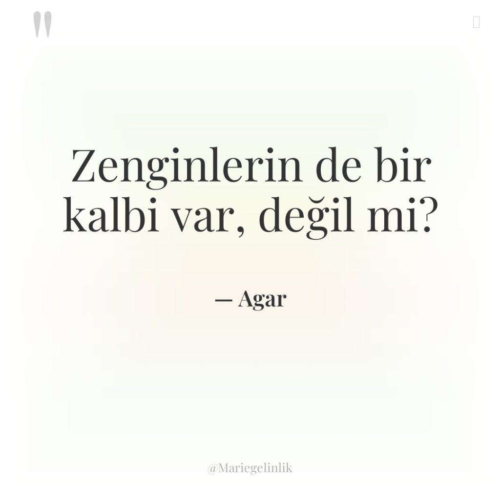 Zenginlerin de bir kalbi var, değil mi?