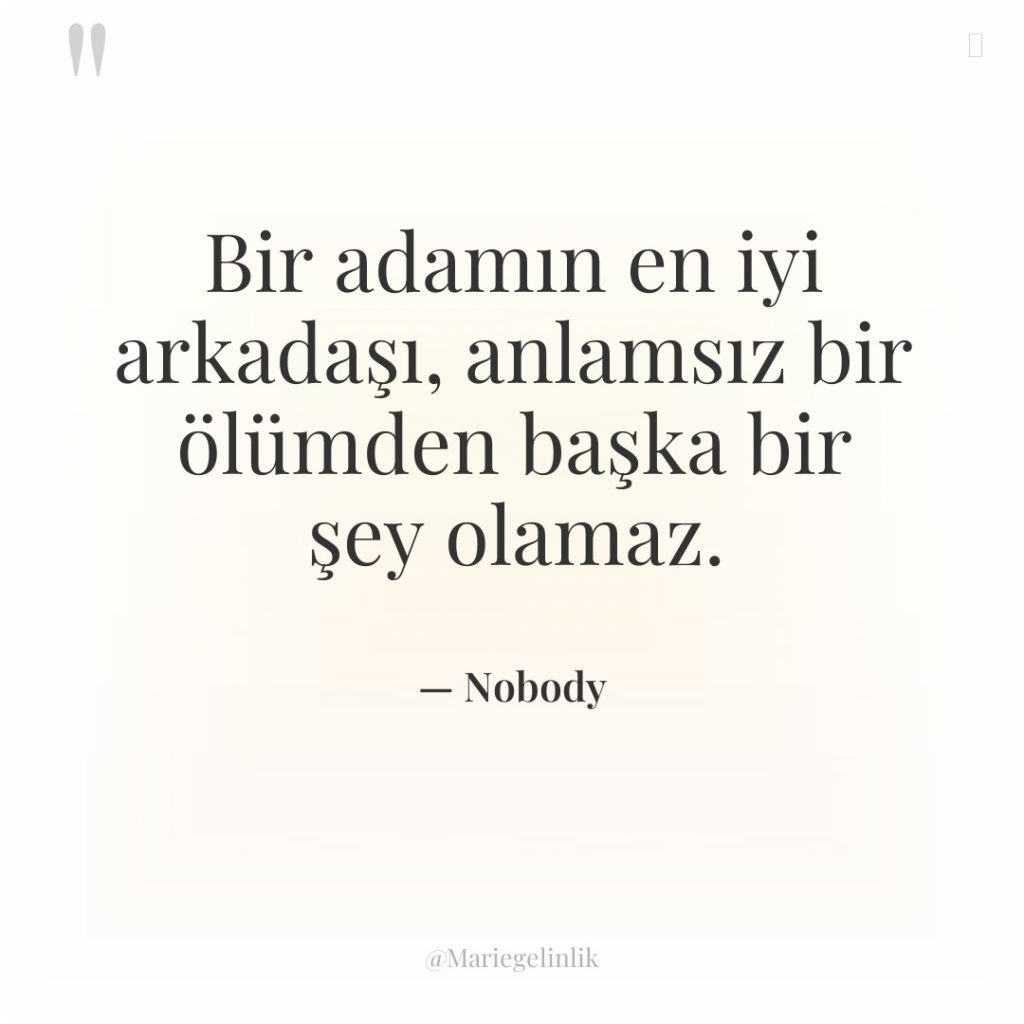 Bir adamın en iyi arkadaşı, anlamsız bir ölümden başka bir…