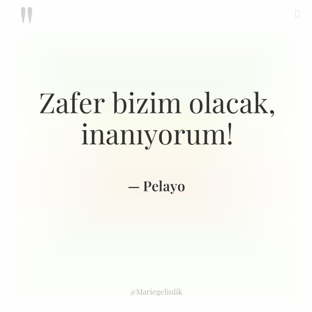 Zafer bizim olacak, inanıyorum!