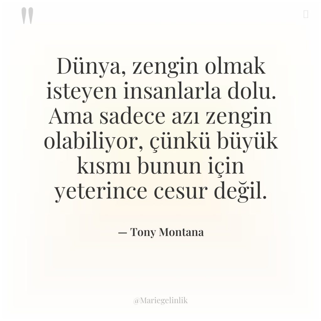 Dünya, zengin olmak isteyen insanlarla dolu. Ama sadece azı zengin…