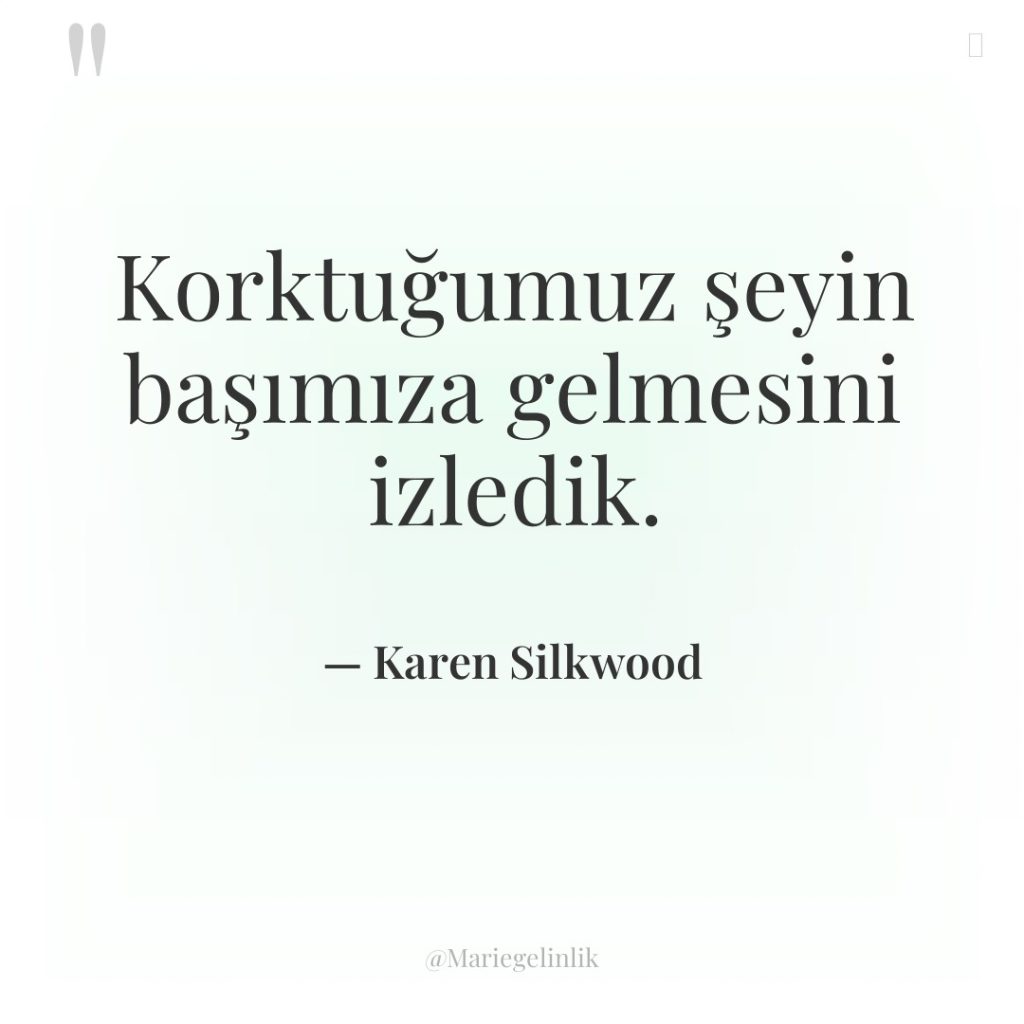 Korktuğumuz şeyin başımıza gelmesini izledik.