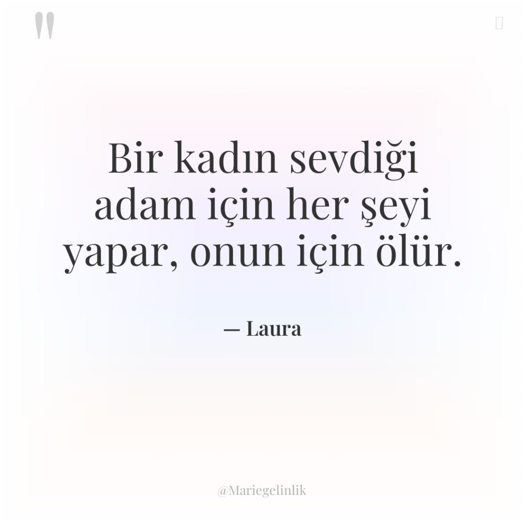 Bir kadın sevdiği adam için her şeyi yapar, onun için…