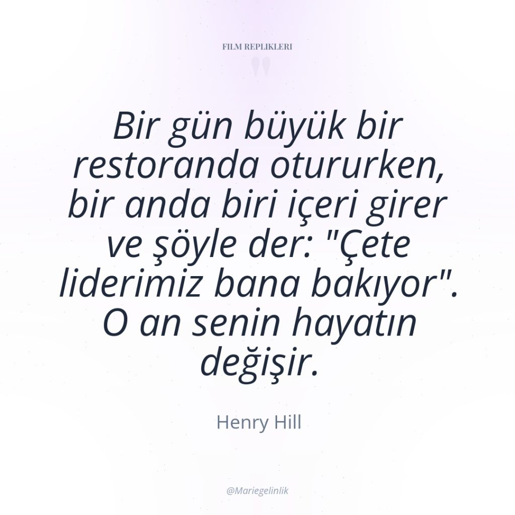 Bir gün büyük bir restoranda otururken, bir anda biri içeri…