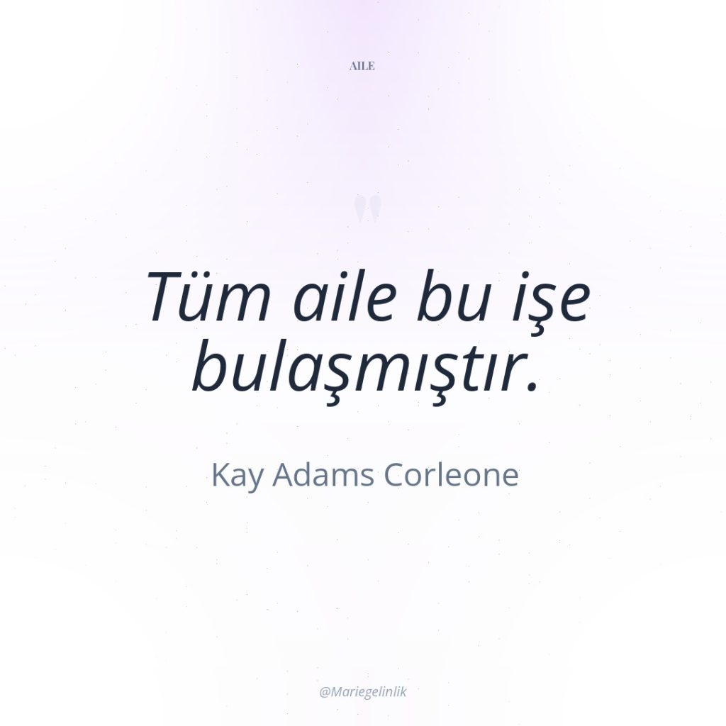 Tüm aile bu işe bulaşmıştır.