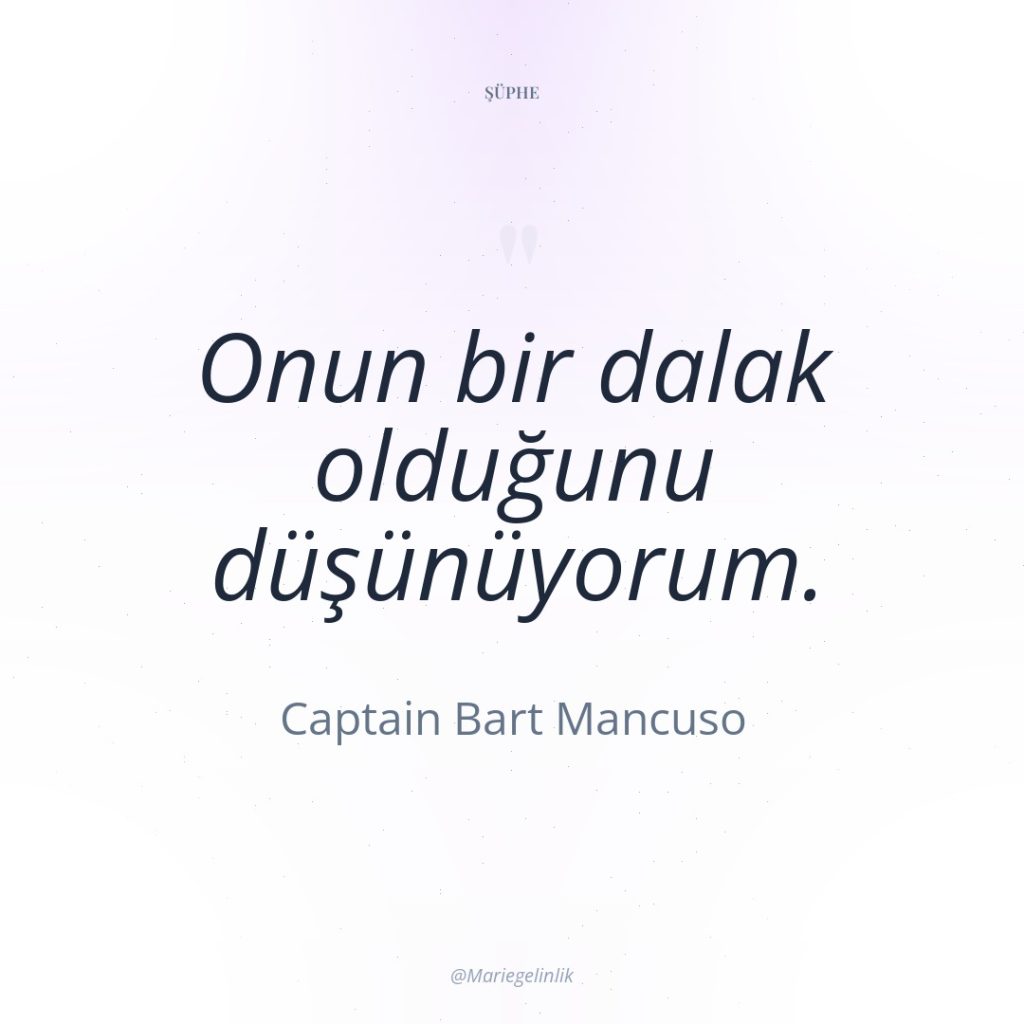 Onun bir dalak olduğunu düşünüyorum.